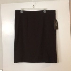 Brown Pencil Skirt